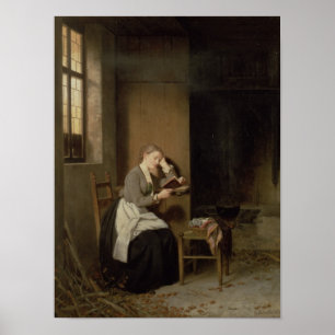 Affiche Détente après le travail du jour