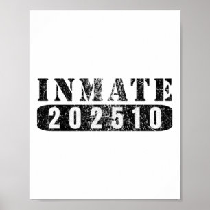 Affiche Détenu 202510 Drôle Lazy Halloween Prisonnier Cost