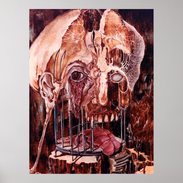 AFFICHE DÉTÉRIORATION DE L'ESPRIT SUR LA MATIÈRE (Devant)