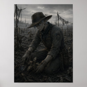 Affiche Détermination / Jardinier / Plantations
