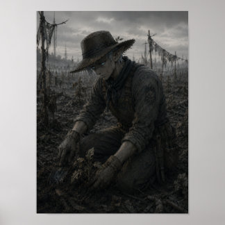 Affiche Détermination / Jardinier / Plantations
