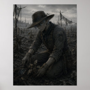 Affiche Détermination / Jardinier / Plantations