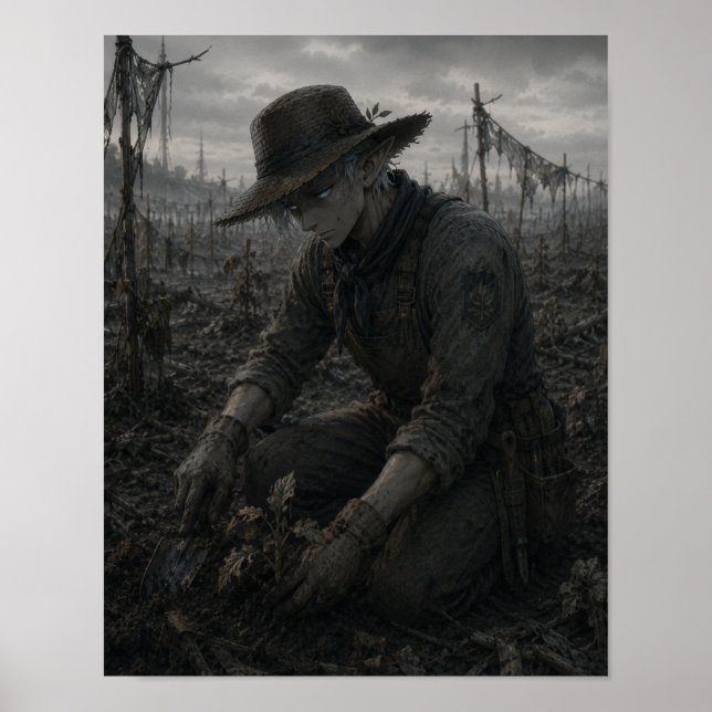 Affiche Détermination / Jardinier / Plantations (Devant)