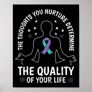 Affiche Déterminer la qualité de vie Santé mentale