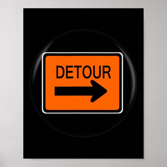 Affiche Détour - Bon graphisme (Devant)