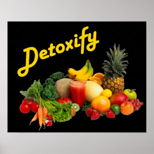 Affiche Détoxifier les fruits et légumes