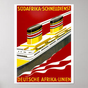Affiche Deutsche Afrika