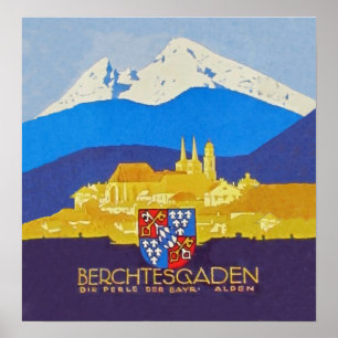 Affiche " Deutschland : 1926/heute - Berchtesgaden ...