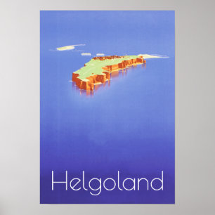 Affiche "Deutschland : 2021/heute Nordsee - Helogland Reis