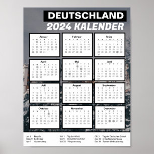Affiche Deutschland Kalender Herunterladen 2024 Pdf Allema