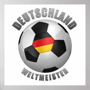 Affiche Deutschland Weltmeister