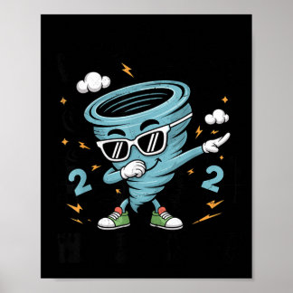 Affiche Deux avertissements de tornade Nado 2e anniversair