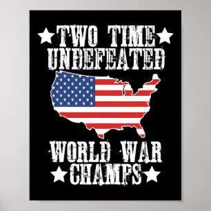 Affiche Deux Championnats du monde de deux fois contre la