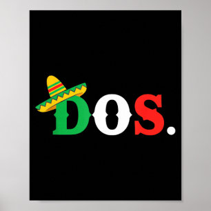 Affiche Deux chapeau mexicain anniversaire cinq de mayo hu