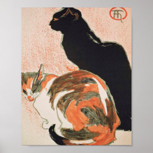 Affiche Deux Chats Du Théophile Alexandre Steinlen