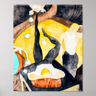 Affiche Deux contrebandiers acrobatiques de Charles Demuth