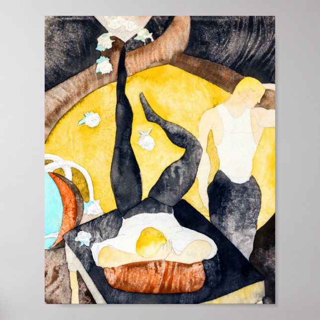 Affiche Deux contrebandiers acrobatiques de Charles Demuth (Devant)