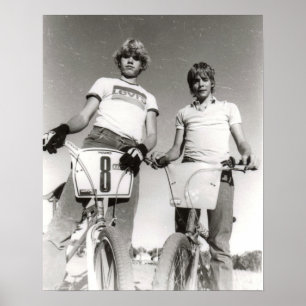 Affiche Deux copie soumise de la vieille école BMX