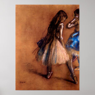 Affiche Deux danseuses d'Edgar Degas
