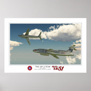Affiche Deux D'Un Genre : Le Martin XB-51
