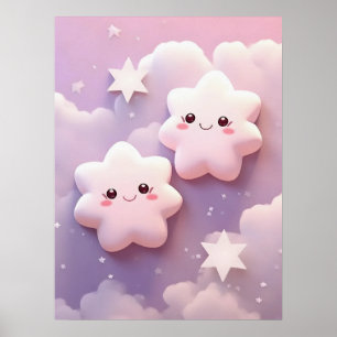 Affiche Deux étoiles souriantes en Dreamland