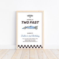 Deux Fast Race Car 2nd Boy's Birthday Party Bienve