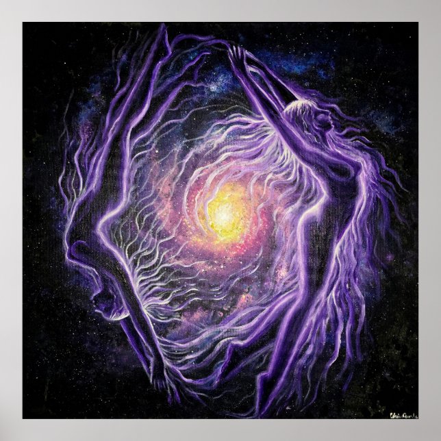 Affiche Deux flammes dans l'univers de l'amour (Devant)