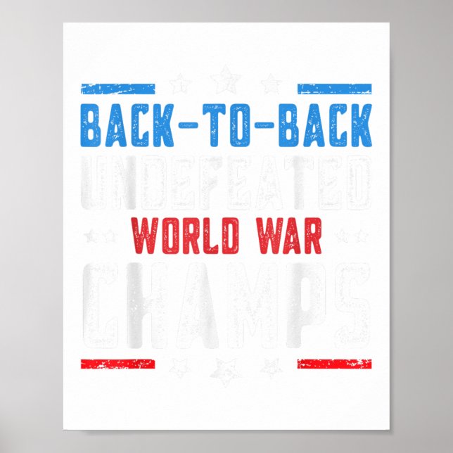 Affiche Deux fois la guerre mondiale, indéfectible 4 juill (Devant)