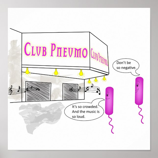 Affiche Deux Grammes Voies Négatives Marchent Dans Un Bar (Devant)