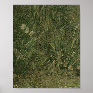 Affiche Deux papillons blancs, Van Gogh Fine Art