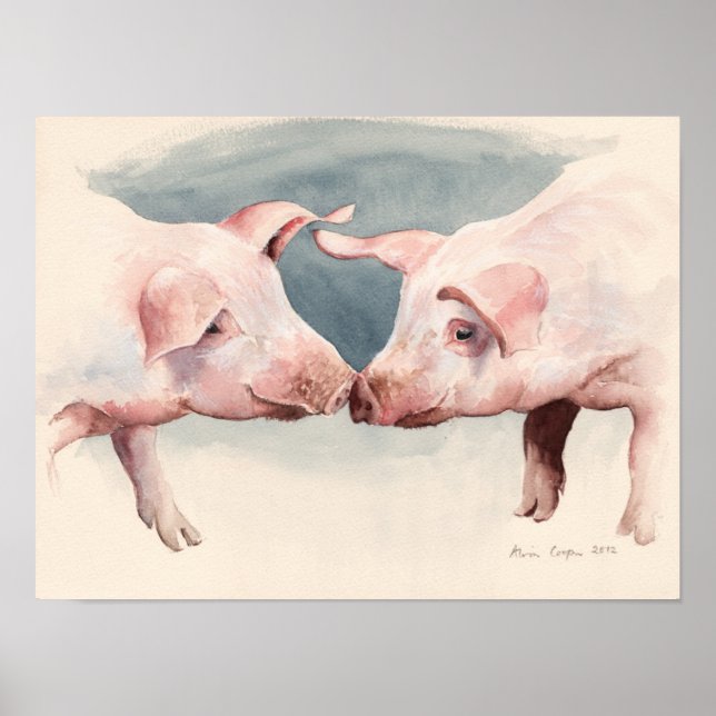 Affiche Deux petites piggies 2012 (Devant)