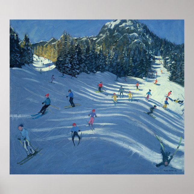 Affiche Deux pistes de ski 2004 (Devant)