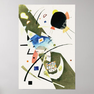 Affiche Deux points noirs - Kandinsky