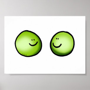 Affiche Deux pois amoureux