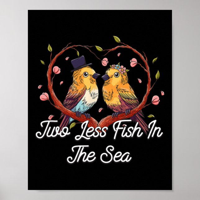 Affiche Deux Poissons De Moins Dans La Mariée Mariage De L (Devant)