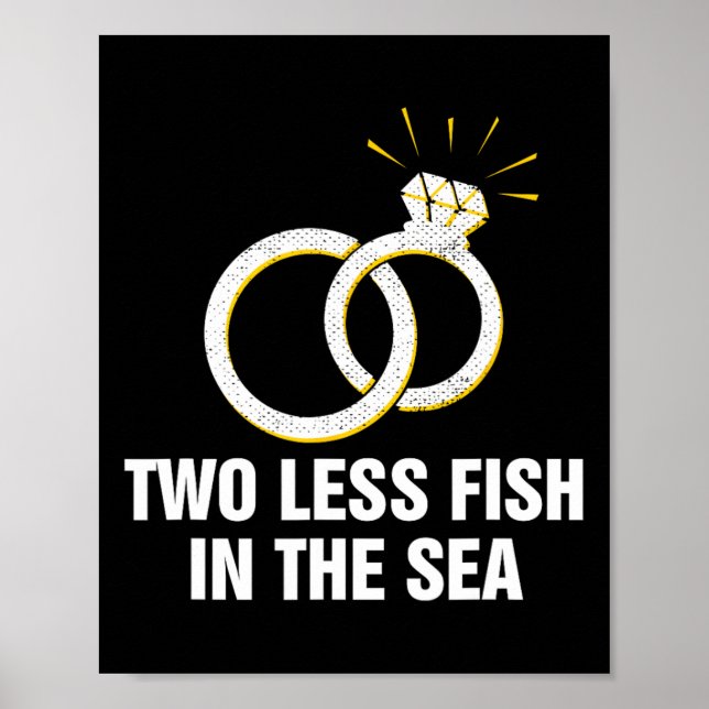 Affiche Deux Poissons De Moins Dans La Mariée Mariage De L (Devant)