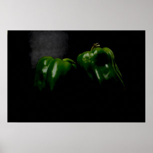 Affiche Deux poivrons verts wapcn