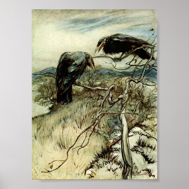 Affiche Deux ravens (Devant)