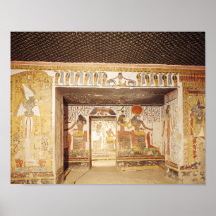 Affiche Deux salles de la tombe de Nefertari