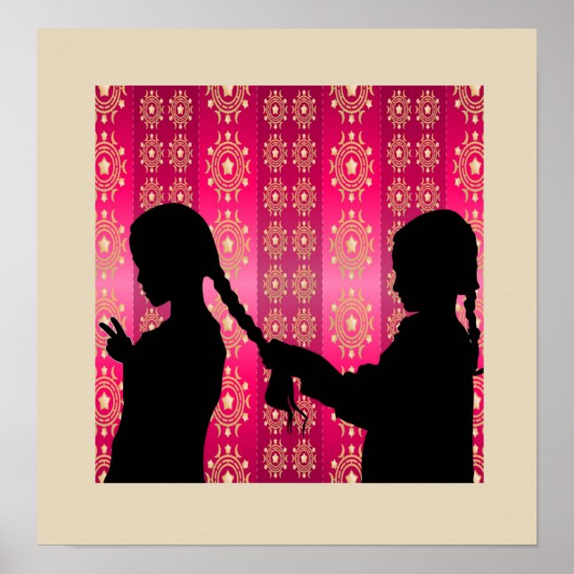 Affiche Deux Soeurs Braiding (Devant)