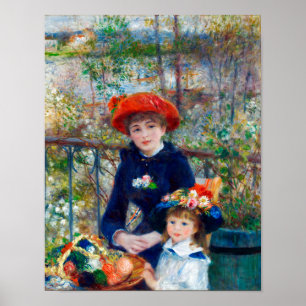 Affiche Deux Soeurs, Renoir