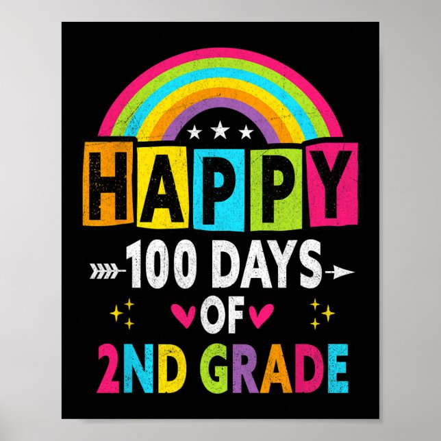 Affiche Deuxième Année Bonne 100 Jours De 2E Année Enseign (Devant)