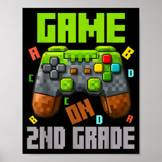 Affiche Deuxième année Jouons 2e année Retour à l'école