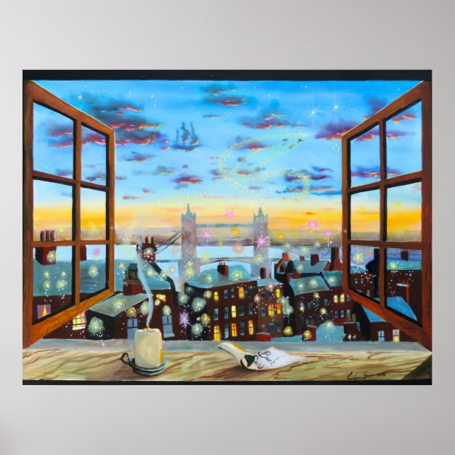 Affiche Deuxième étoile à droite. L'art inspiré par Peter  (Devant)