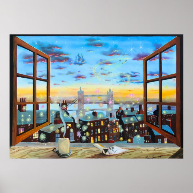 Affiche Deuxième étoile à droite. L'art inspiré par Peter  (Devant)