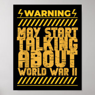 Affiche Deuxième Guerre mondiale Histoire drôle Histoire d