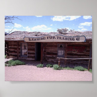 Affiche devant du magasin western