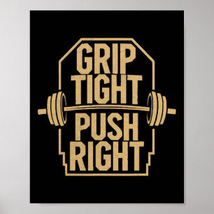 Affiche Développé couché Exercice Bodybuilding Fitness Ent