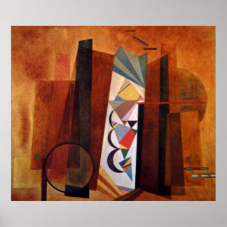 Affiche Développement de Kandinsky dans l'art Abstrait Bro