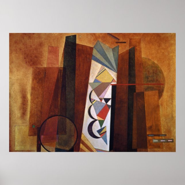 Affiche Développement de Kandinsky dans l'art Abstrait Bro (Devant)